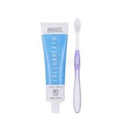 Beauty Formulas Whitening Toothpaste with Brush এর ছবি