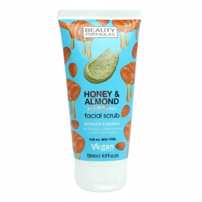 Beauty Formulas Nourishing Honey & Almond Facial Scrub - 150ml এর ছবি