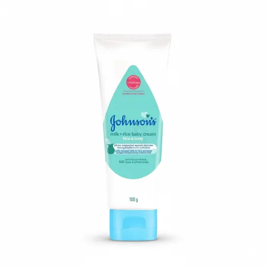 Johnson's Milk + Rice Baby Cream for Face & Body 100g এর ছবি