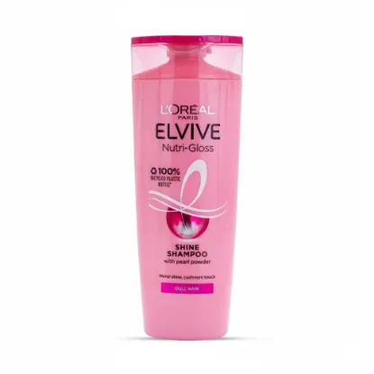Loreal Elvive Nutri Gloss Shine Shampoo For Dull Hair - 400ml এর ছবি