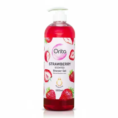 ORITA, Strawberry Scented Shower Gel 1L এর ছবি