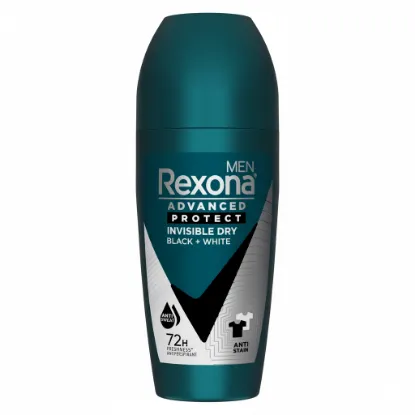 Rexona Men Advanced Protect Invisible Dry Black + White Roll On এর ছবি