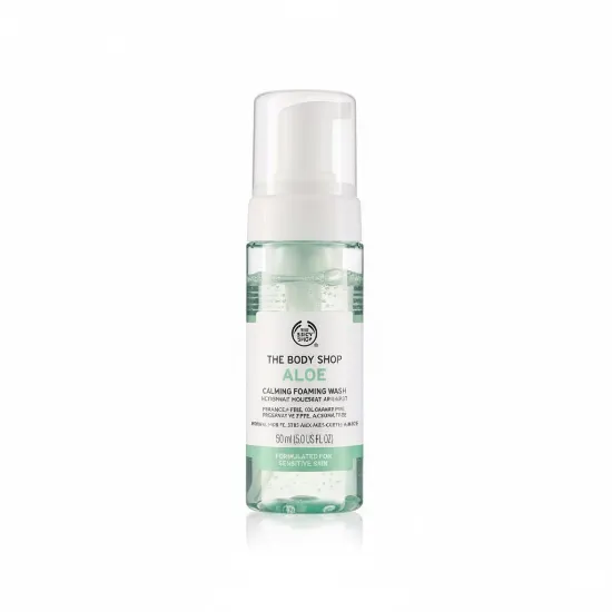 The Body Shop Aloe Calming Foaming Wash  150ml এর ছবি